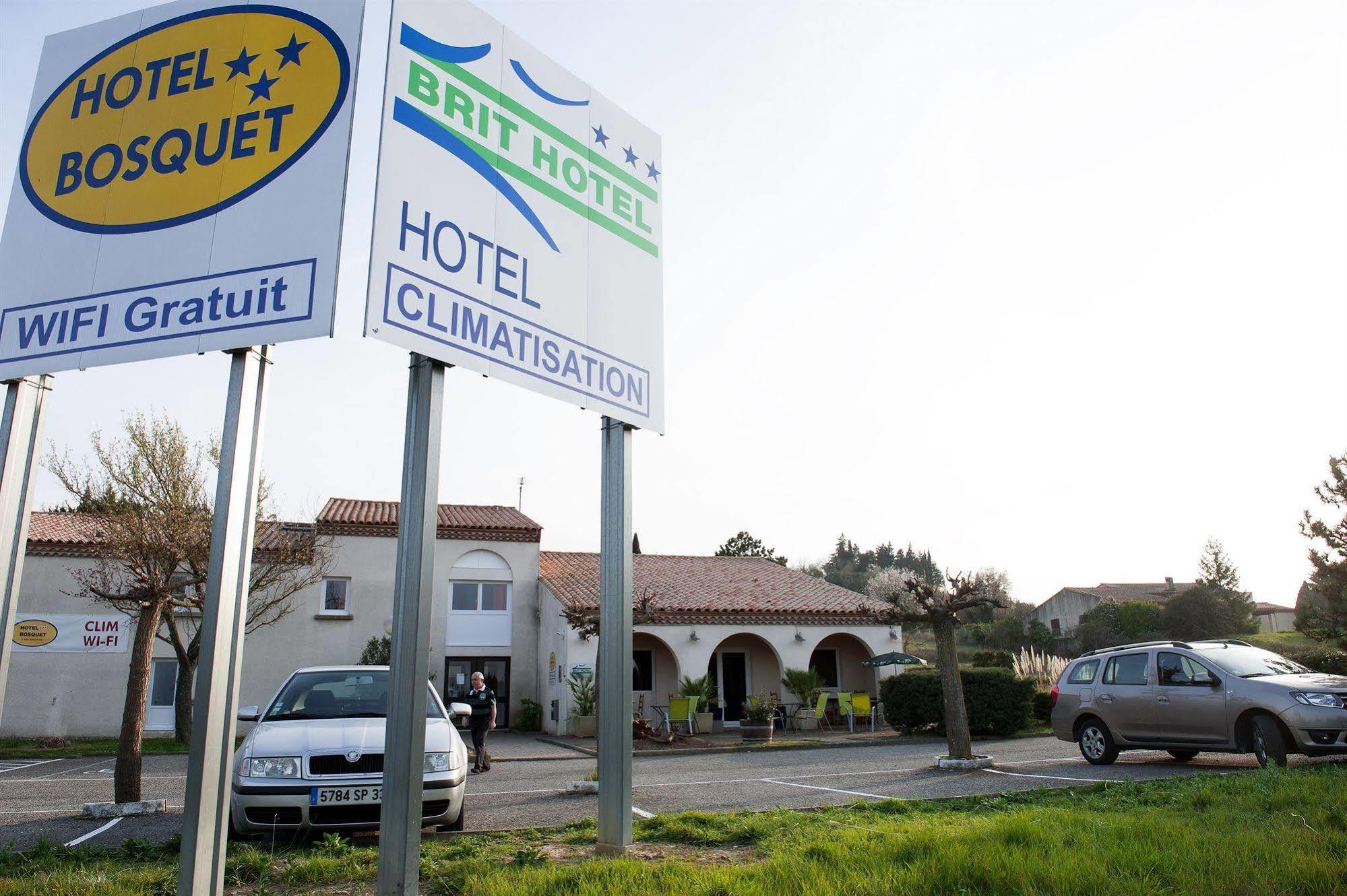 Brit Hotel Bosquet Carcassonne Cité Esterno foto